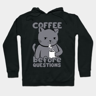 Coffee Before Questions Hoodie